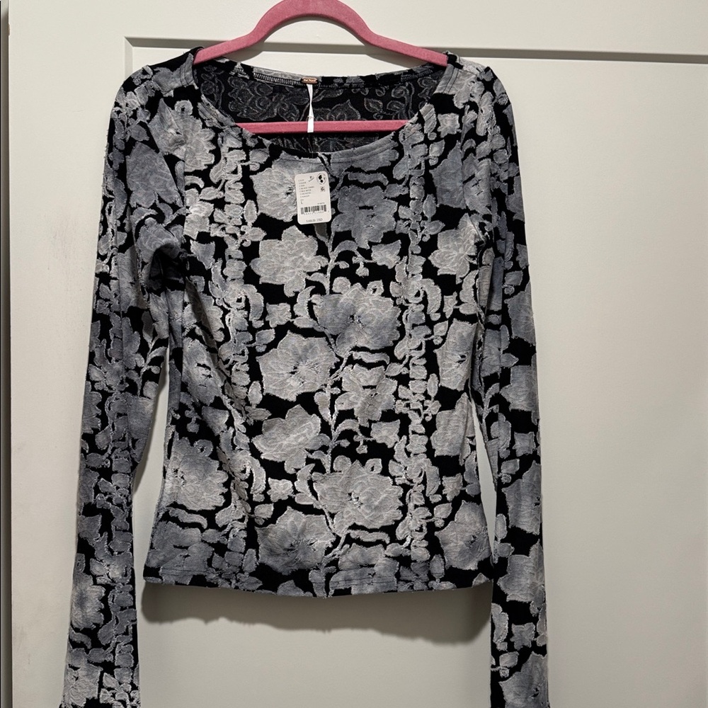 NWT Free People Wrenli Set / Black Combo- Large - Picture 8 of 11